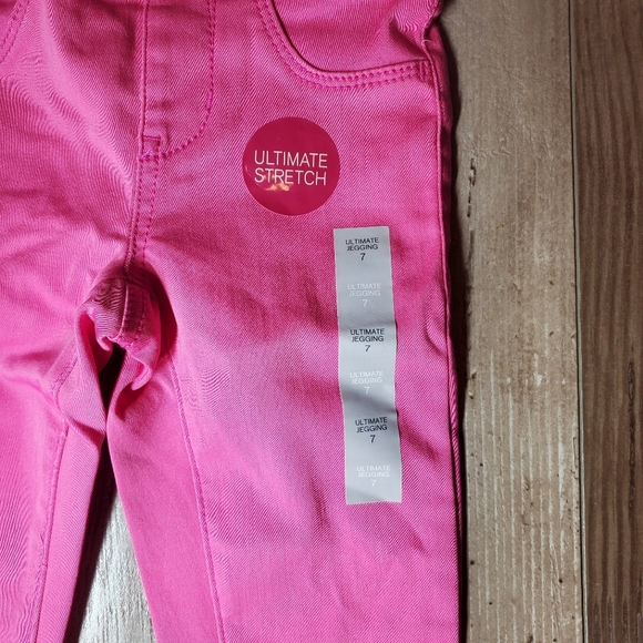 NWT SO Ultimate Stretch Pull On Jegging Girls Size 7 Pink Splash - Picture 16 of 16